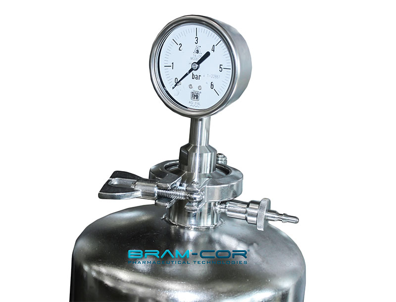Pressure gauge - Bram-Cor pharma processing systems