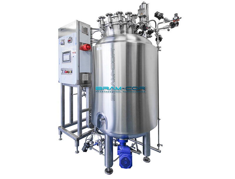 Vessel for pharmaceutical solutions - Bram-Cor processing systems